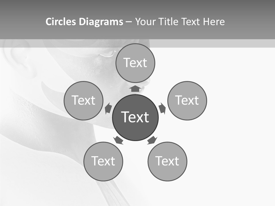 Super Hero Graphic Villin PowerPoint Template