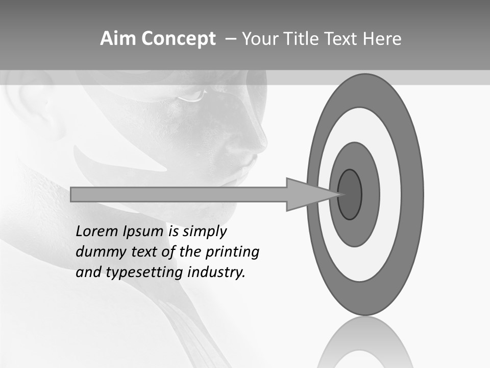 Super Hero Graphic Villin PowerPoint Template
