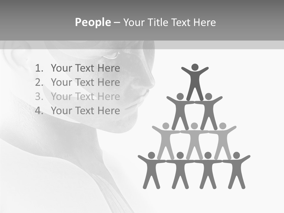 Super Hero Graphic Villin PowerPoint Template