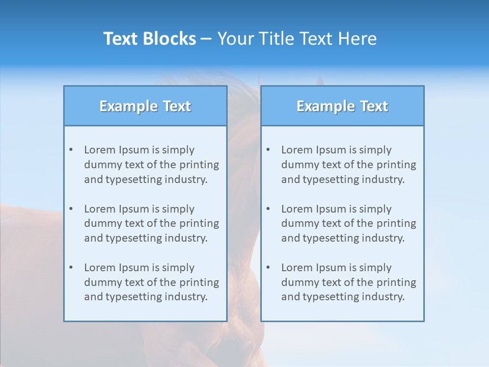 Beast Profile Purebred PowerPoint Template