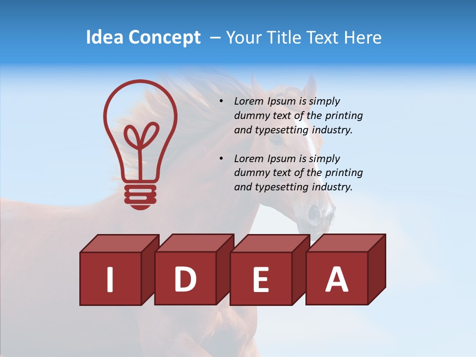 Beast Profile Purebred PowerPoint Template