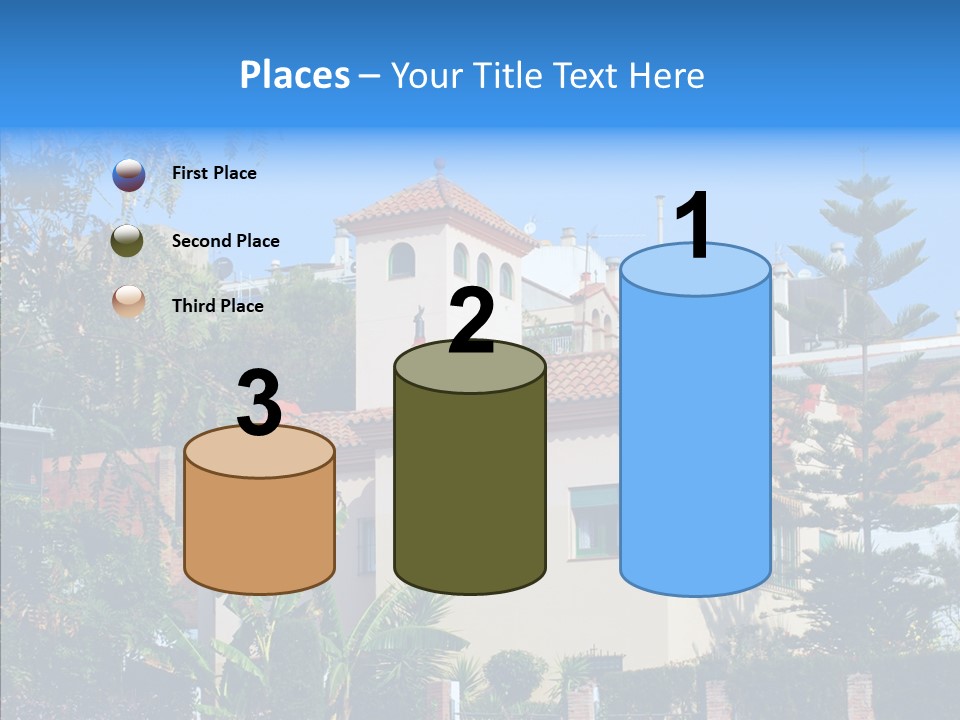 Blue Dwelling Travel PowerPoint Template