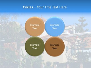 Blue Dwelling Travel PowerPoint Template