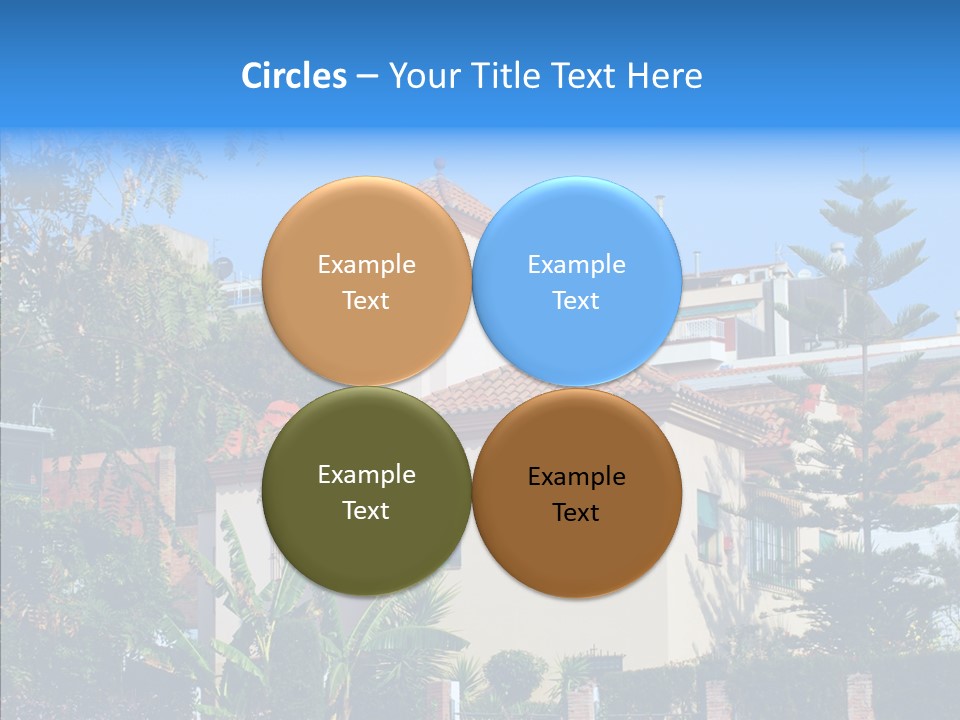 Blue Dwelling Travel PowerPoint Template