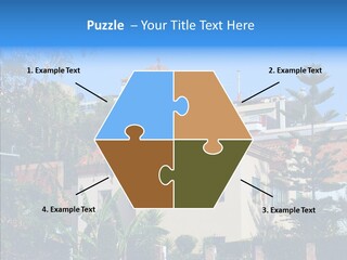 Blue Dwelling Travel PowerPoint Template