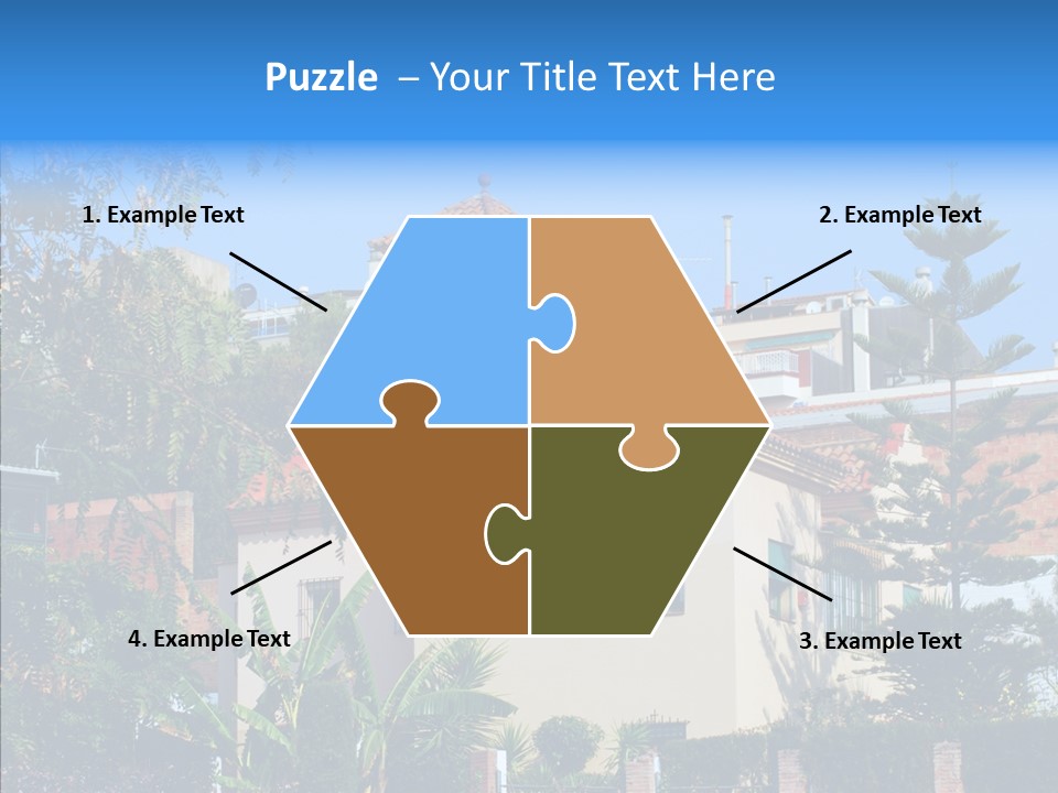 Blue Dwelling Travel PowerPoint Template