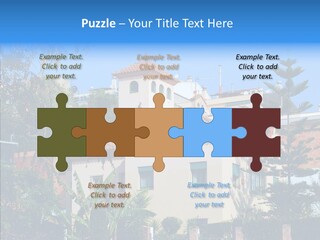 Blue Dwelling Travel PowerPoint Template