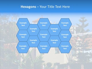 Blue Dwelling Travel PowerPoint Template