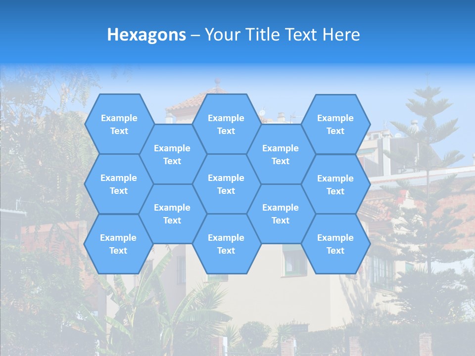 Blue Dwelling Travel PowerPoint Template