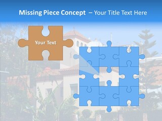 Blue Dwelling Travel PowerPoint Template