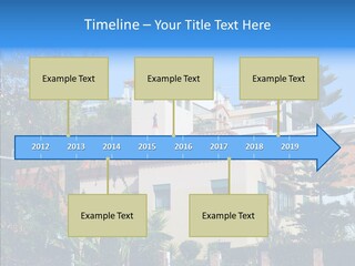 Blue Dwelling Travel PowerPoint Template