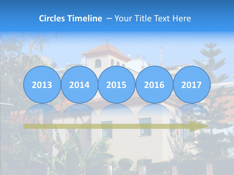 Blue Dwelling Travel PowerPoint Template