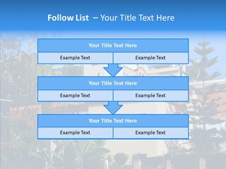 Blue Dwelling Travel PowerPoint Template