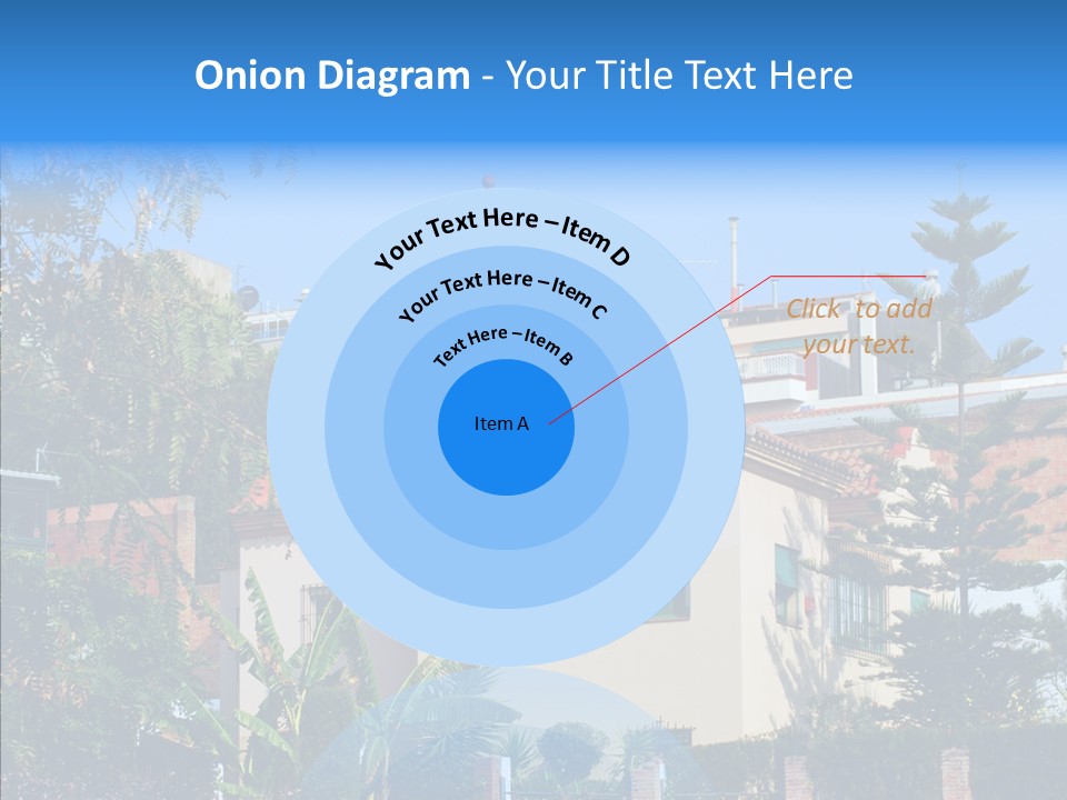 Blue Dwelling Travel PowerPoint Template