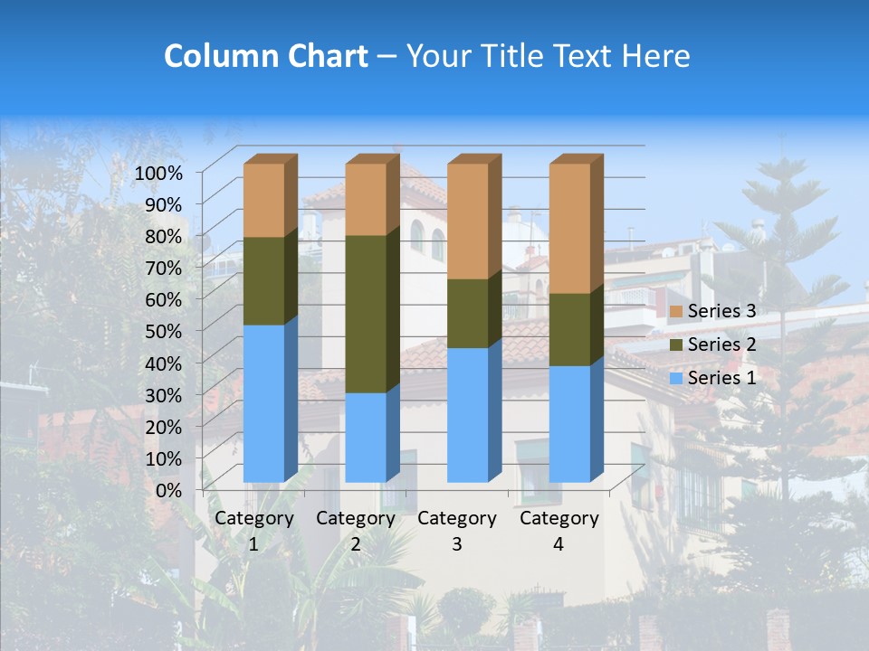 Blue Dwelling Travel PowerPoint Template