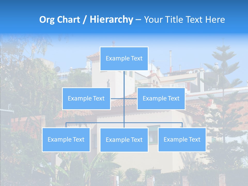 Blue Dwelling Travel PowerPoint Template