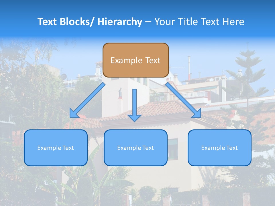 Blue Dwelling Travel PowerPoint Template