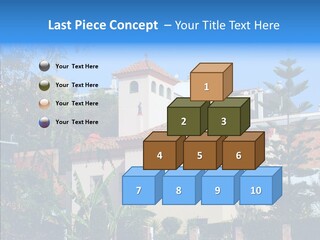 Blue Dwelling Travel PowerPoint Template