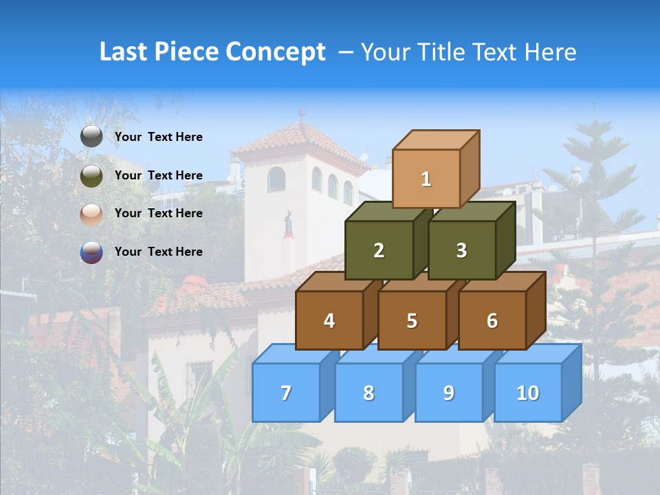 Blue Dwelling Travel PowerPoint Template