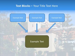 Blue Dwelling Travel PowerPoint Template
