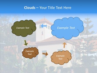 Blue Dwelling Travel PowerPoint Template