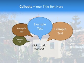 Blue Dwelling Travel PowerPoint Template