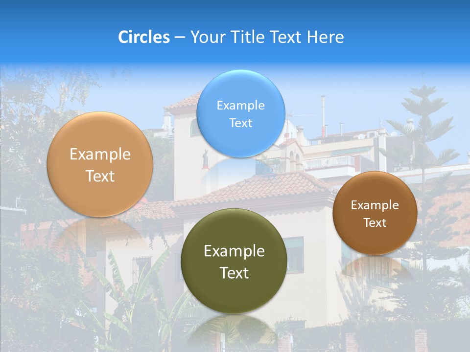 Blue Dwelling Travel PowerPoint Template