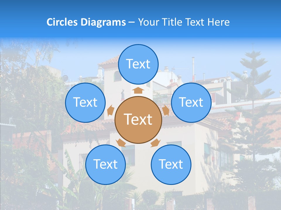 Blue Dwelling Travel PowerPoint Template