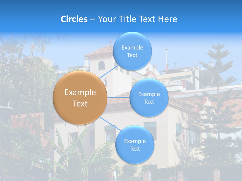 Blue Dwelling Travel PowerPoint Template
