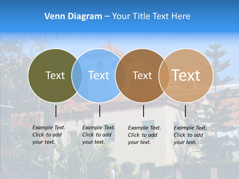 Blue Dwelling Travel PowerPoint Template