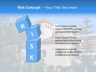 Blue Dwelling Travel PowerPoint Template