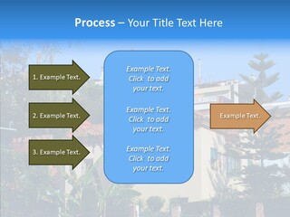 Blue Dwelling Travel PowerPoint Template