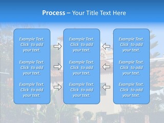 Blue Dwelling Travel PowerPoint Template