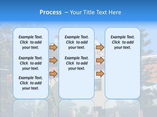 Blue Dwelling Travel PowerPoint Template