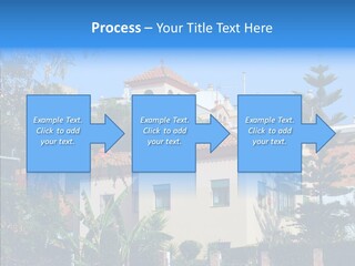 Blue Dwelling Travel PowerPoint Template