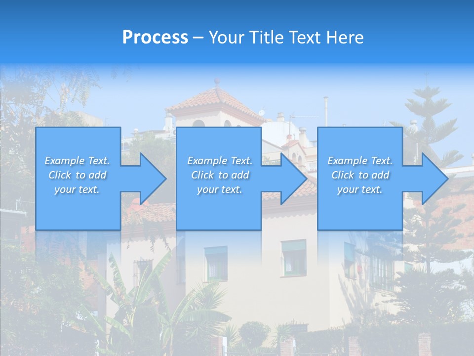 Blue Dwelling Travel PowerPoint Template
