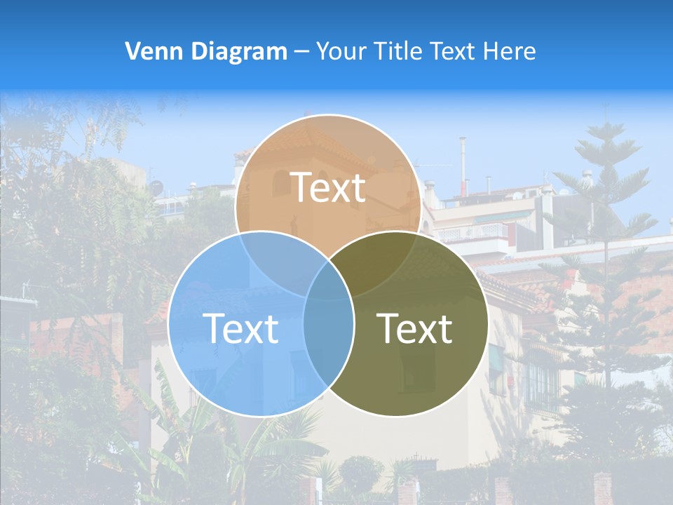 Blue Dwelling Travel PowerPoint Template