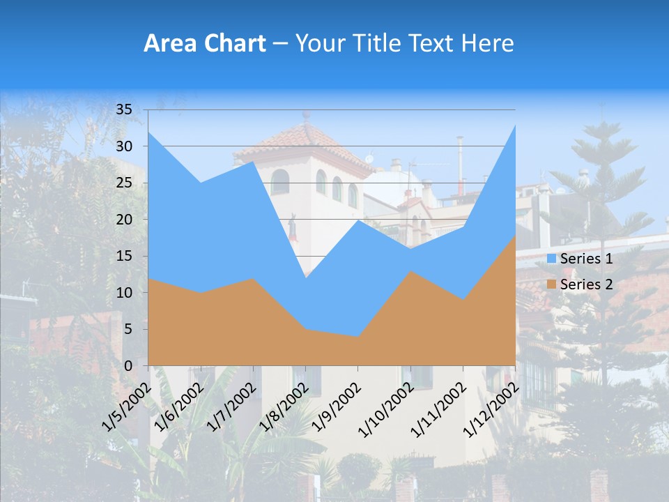 Blue Dwelling Travel PowerPoint Template