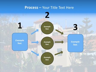 Blue Dwelling Travel PowerPoint Template