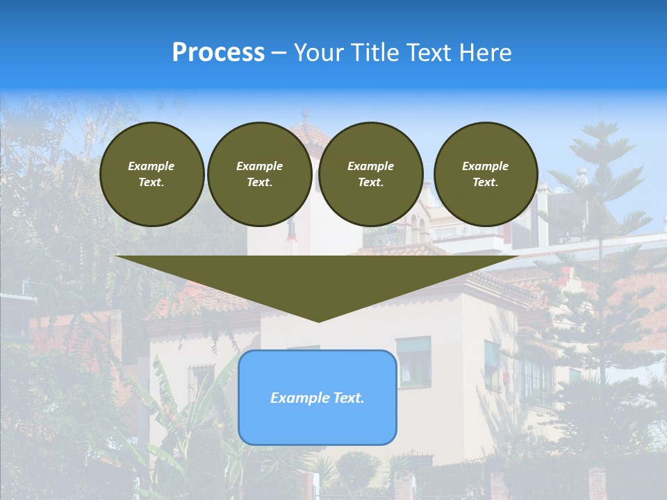 Blue Dwelling Travel PowerPoint Template