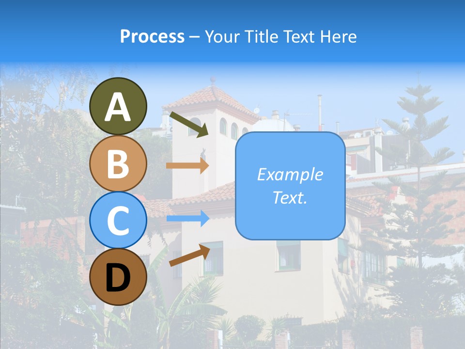 Blue Dwelling Travel PowerPoint Template