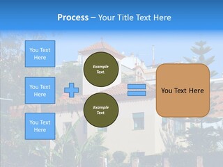 Blue Dwelling Travel PowerPoint Template