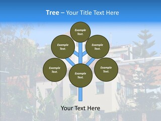 Blue Dwelling Travel PowerPoint Template