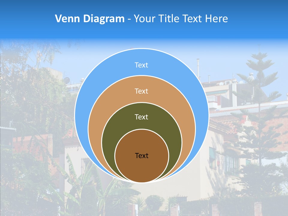 Blue Dwelling Travel PowerPoint Template