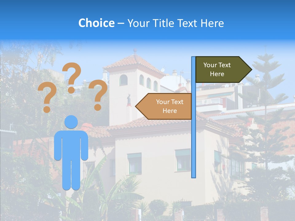 Blue Dwelling Travel PowerPoint Template