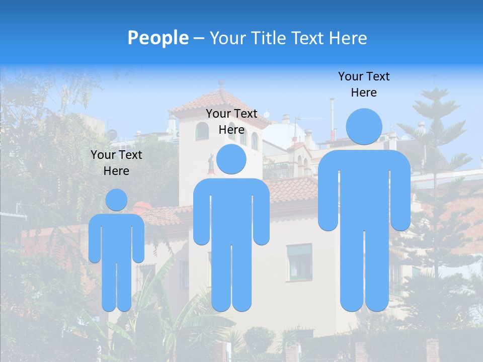 Blue Dwelling Travel PowerPoint Template