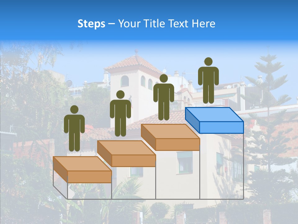 Blue Dwelling Travel PowerPoint Template