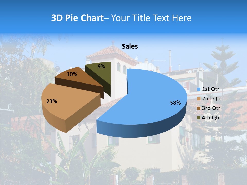 Blue Dwelling Travel PowerPoint Template