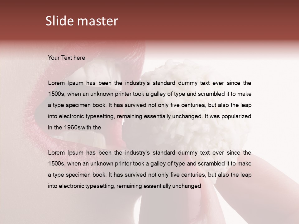 Color Hand Human PowerPoint Template