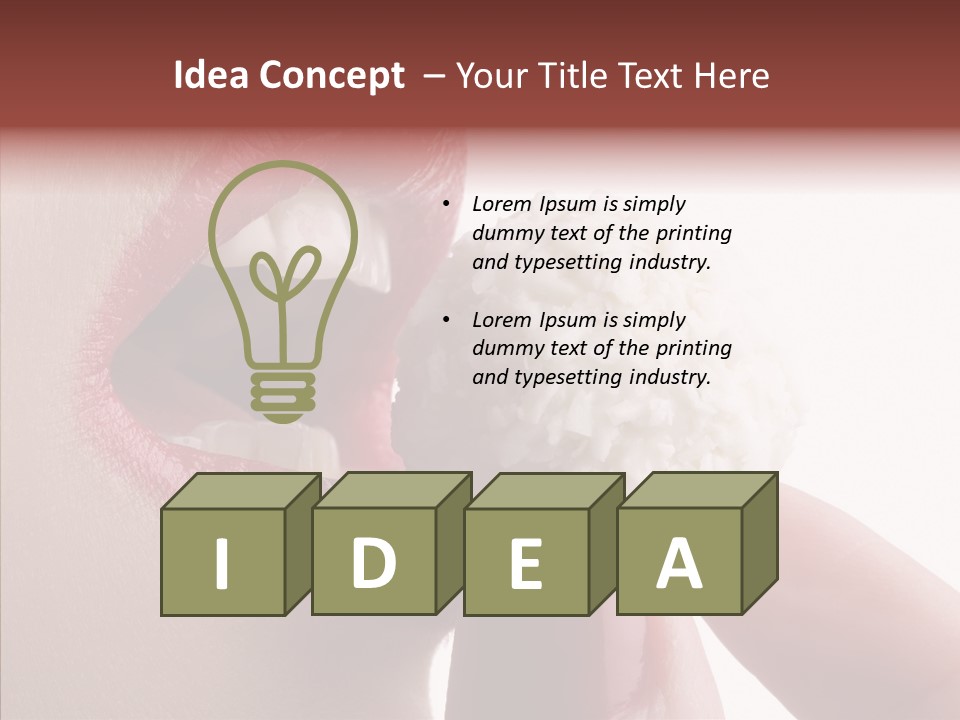 Color Hand Human PowerPoint Template